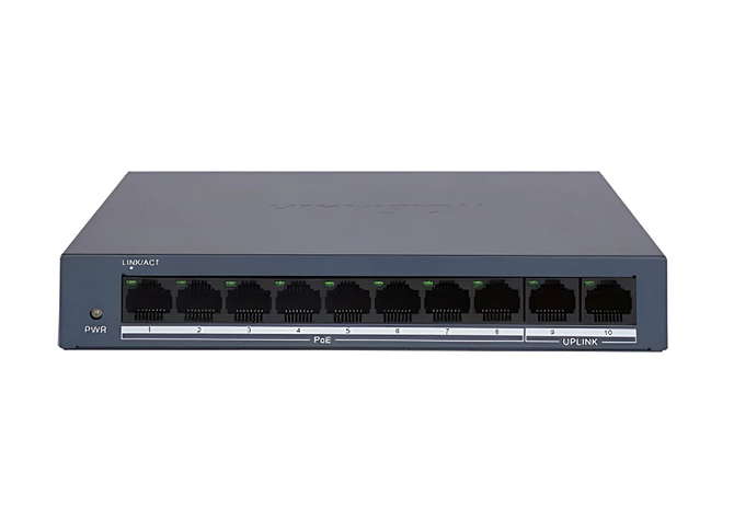 8 Port Fast Ethernet Unmanaged PoE Switch [DS-3E0110MP-E/M]